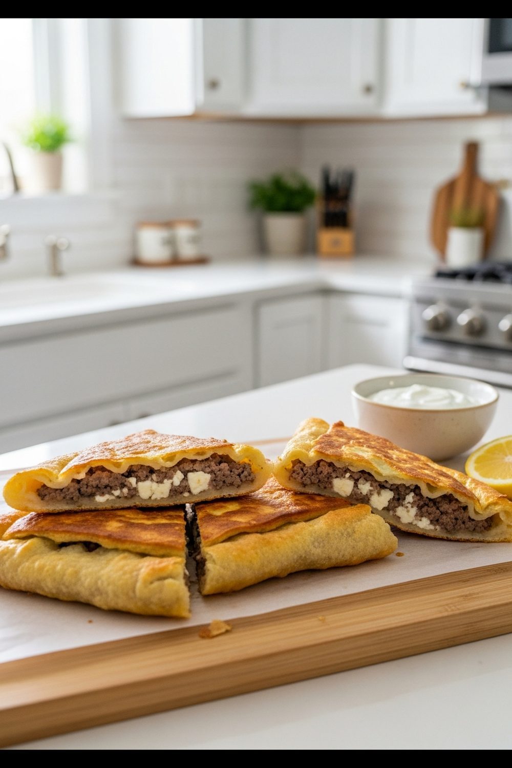 Arayes au boeuf haché et feta — croustillantes et dorées au four | Recettes du Soir