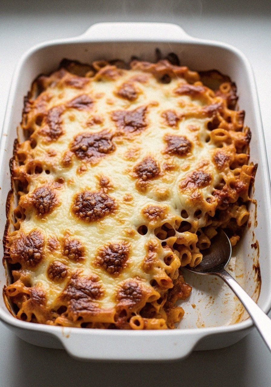 Gratin de pâtes crémeux au four 6 Gratin de pâtes doré au four avec croûte croustillante | Recettes du Soir